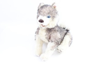 Steiff Bobby Husky EAN 036866 Limited Edition Jointed Alpaca Fur Weighted