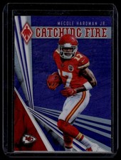 2019 Panini Phoenix #6 Mecole Hardman Jr. Catching Fire Purple #/149