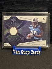 2008 Upper Deck Icons - Future Stars Materials Silver Chris Johnson #FSM12 (MEM,