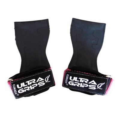 Climaqx Lady Ultra Grips Zughilfen Schwarz Lifting Grips Fitness Bodybuilding 