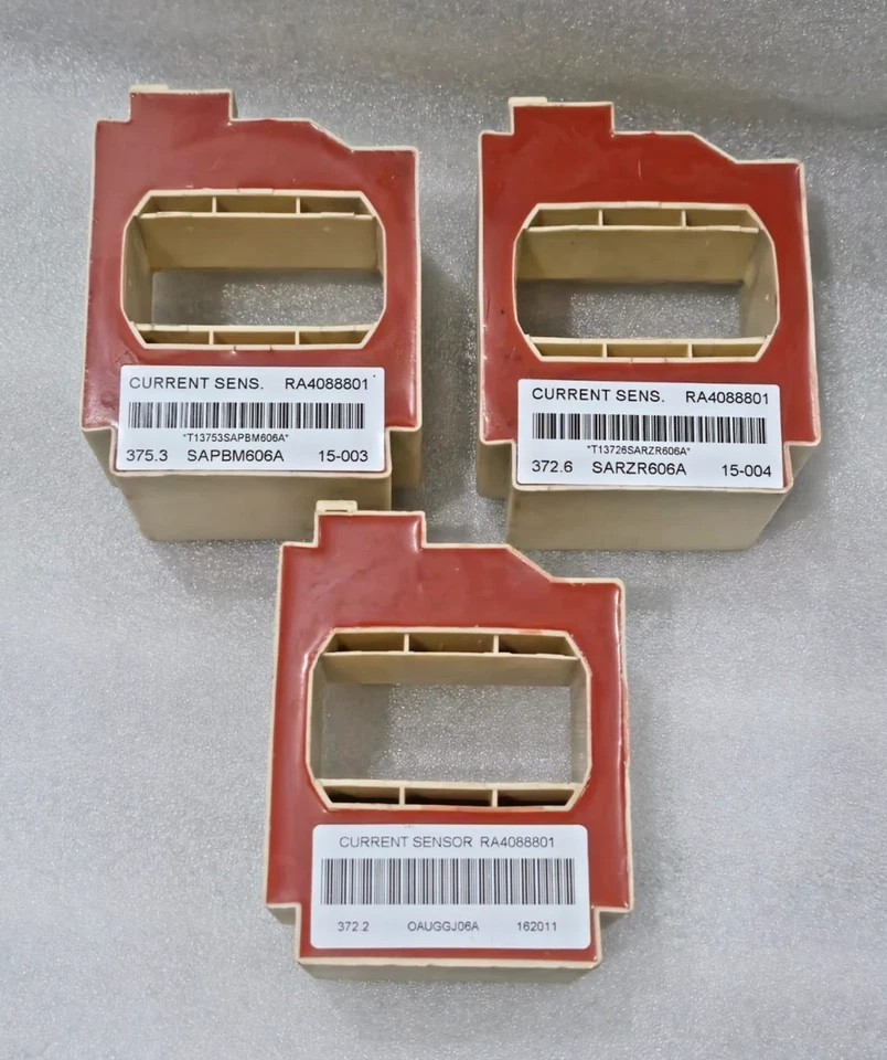 LOTE DE 3 PIEZAS DISYUNTOR AIRE TRANSFORMADOR CORRIENTE ABB SACE RA4088801 Foto 2 de 4