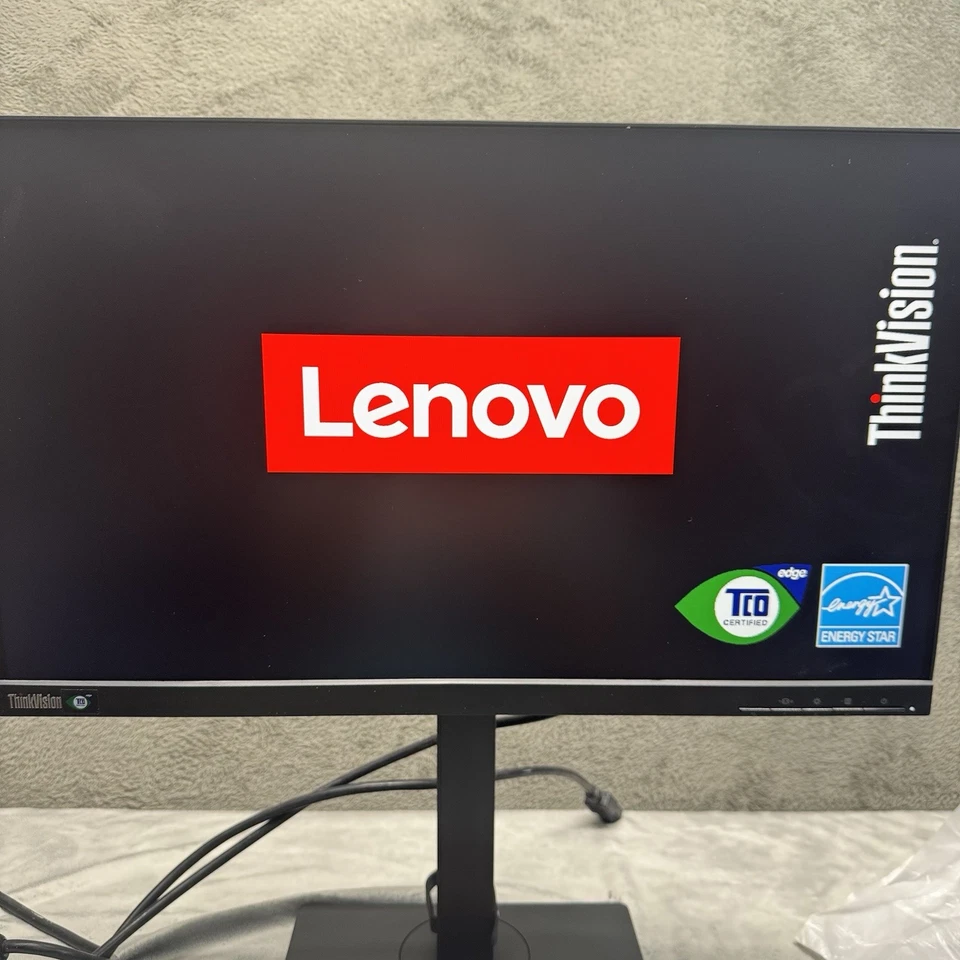Lenovo ThinkVision P24Q-20 23.8” Flat Panel Monitor Backlight LED New Open Box - Image 3 of 4