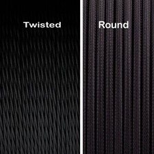 5m Fabric Cable 2,3 Core Round/Twisted Textile Braided Cord Electrical Wire