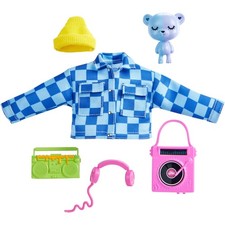 Barbie Extra Pet  Fashion Clothes Piece Pack with Pet Teddy Bear  Accessories