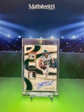 TYLER CONKLIN 2024 IMMACULATE TRIPLE PATCH AUTOGRAPH AUTO /5 - JETS