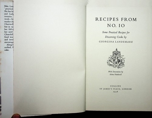 1958 Recipes from No. 10 Georgina Landemare Downing St Cookery rare book - Bild 4 von 13