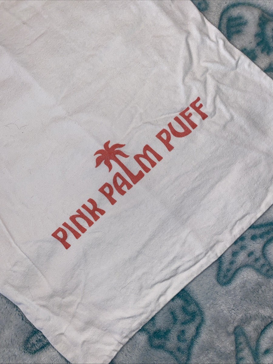 Pink Palm Puff Oversized Hoodie Dust Bag | eBay