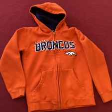 NFL Denver Broncos Youth Full Zip Hoodie Size M