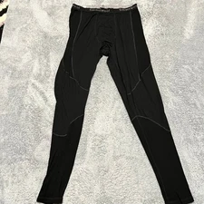 SmartWool Pants Mens XL Thermal Merino Wool Base Layer Jogger Black