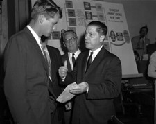 Jimmy Hoffa And Robert Kennedy Union Labor Leader Poster 8x10 PHOTO PRINT