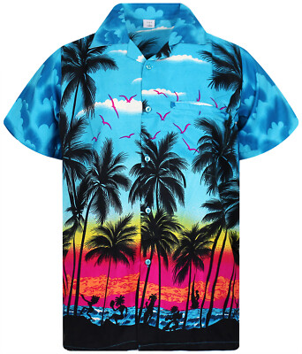 Funky Hawaiihemd Beach Türkis