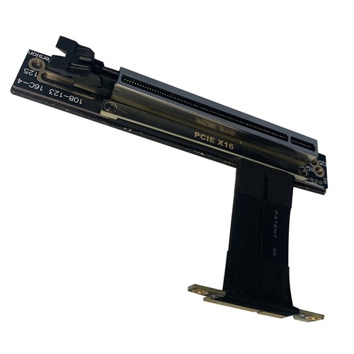 Card Cable PCIe Riser 90 4X 8X Adapter Express PCI-E Card X16 Graphics Extension - Picture 5 of 7