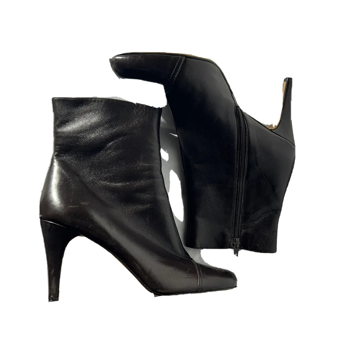 Isaac Mizrahi Size 10 M Booties Vero Cuoio Made In Italy Brown Heel  Leather