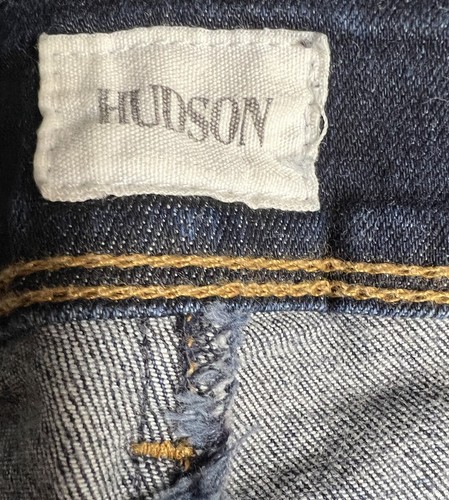 Hudson Collin Flap Skinny Jeans Dark Wash Women’s Size 28 - Picture 5 of 8