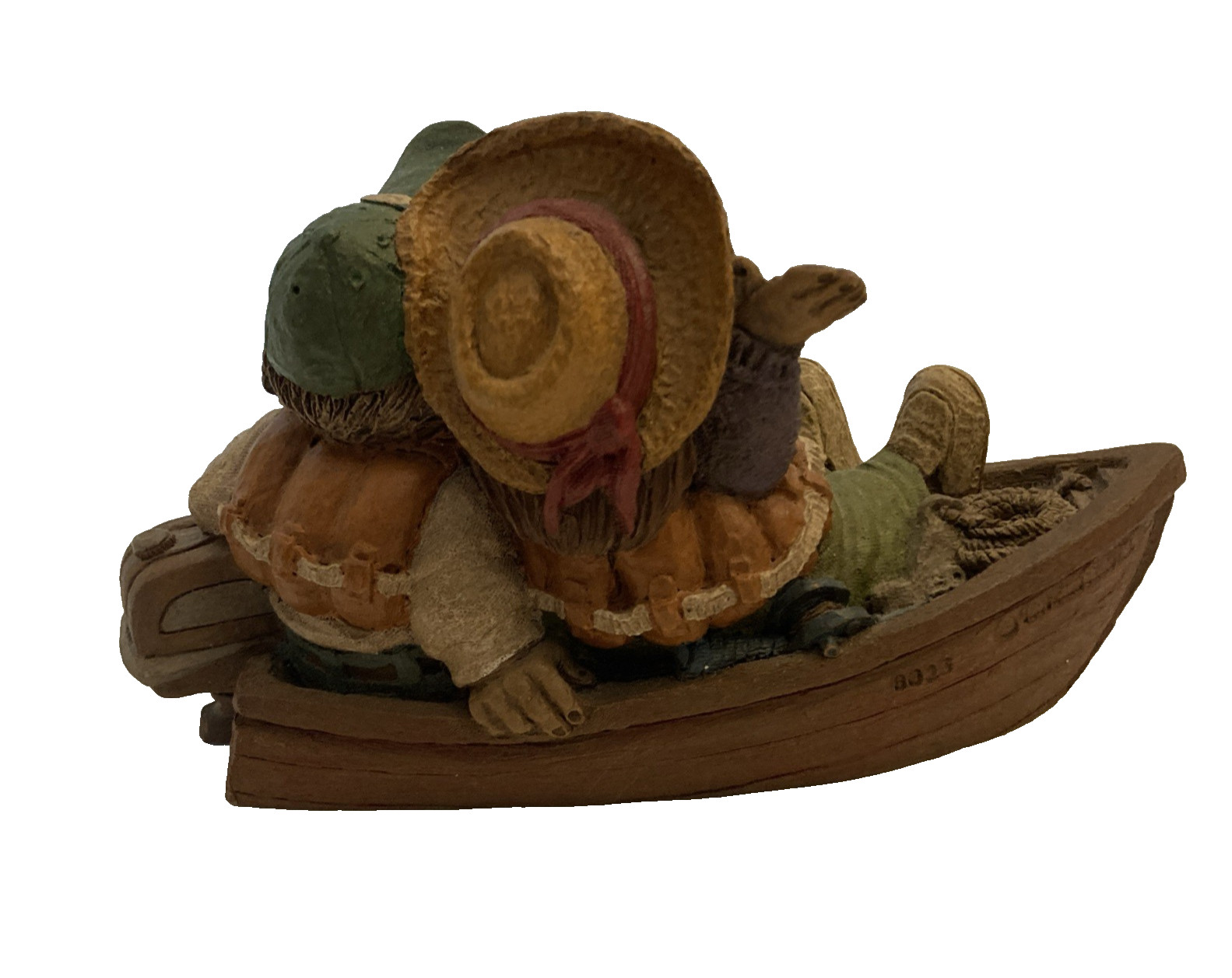 Cairn Studios Humorous Goin Fishin’ Clay Sculpture By Lee Sievers #8023 thumbnail 4
