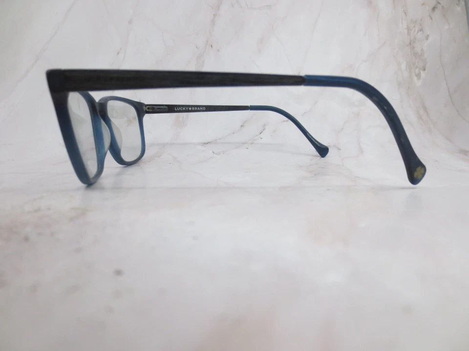 Marco de gafas Lucky Brand D404 para hombre azul mate borde completo cuadrado 54-17-140 Foto 3 de 4