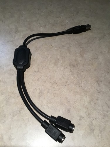 Belkin USB auf PS/2 Adapter F5U119E verbindet PS/2 Maus Tastatur mit USB KOSTENLOSER VERSAND