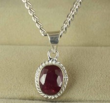 Natural Padparadscha Pink Sapphire 8 Ct Oval Gems Certified Pendant Wedding Gift