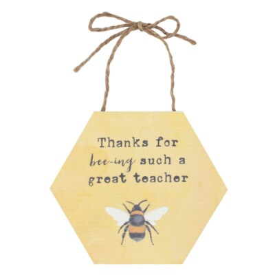 Danke für Bienen, so eine tolle Lehrerplakette hübsche Biene-Thema Geschenkidee