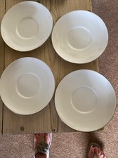 Thomas Germany Platinum Medallion thin line - Saucer X 4