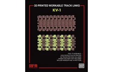Ryefield 1/35 Ryefield Model 3D printed Workable track links for KV-1
