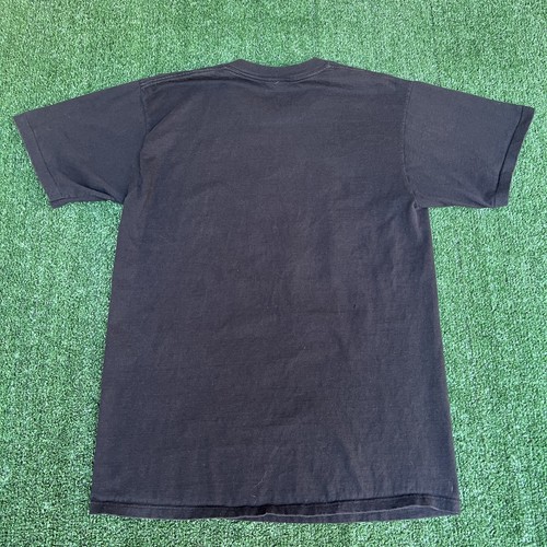 VTG 90s Chicago Where The Weak Are Killed and Eaten Skulls Flames T-Shirt Large - Picture 7 of 9