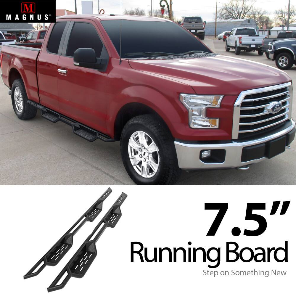 APS Wheel to Wheel Nerf Bar Black For 15-26 F150 Super Cab 6.5ft Bed ...