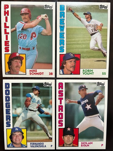 Full Set (minus 1): 1984 Topps Super (Big, Jumbo) Baseball, w/6 autos (3 HOFers) - Picture 6 of 10