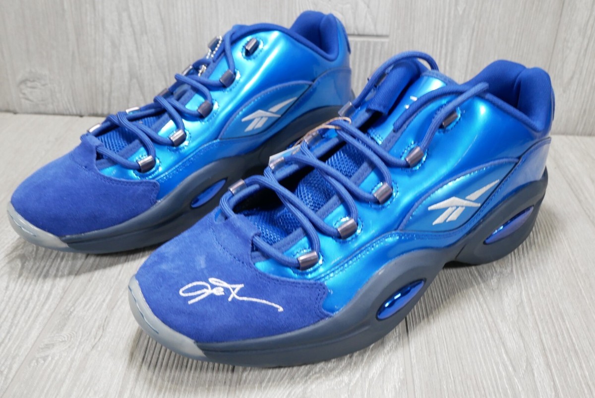 【美品】reebok AUTHENTIC EDITION アイバーソン New Reebok Question Low Panini Signature Prizm Iverson Blue