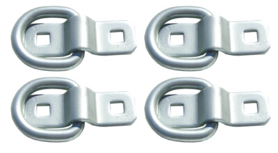 Pit Posse 11010-4 Ring Lashing Tie Down Strap Loop Anchor Truck Trailer Cargo