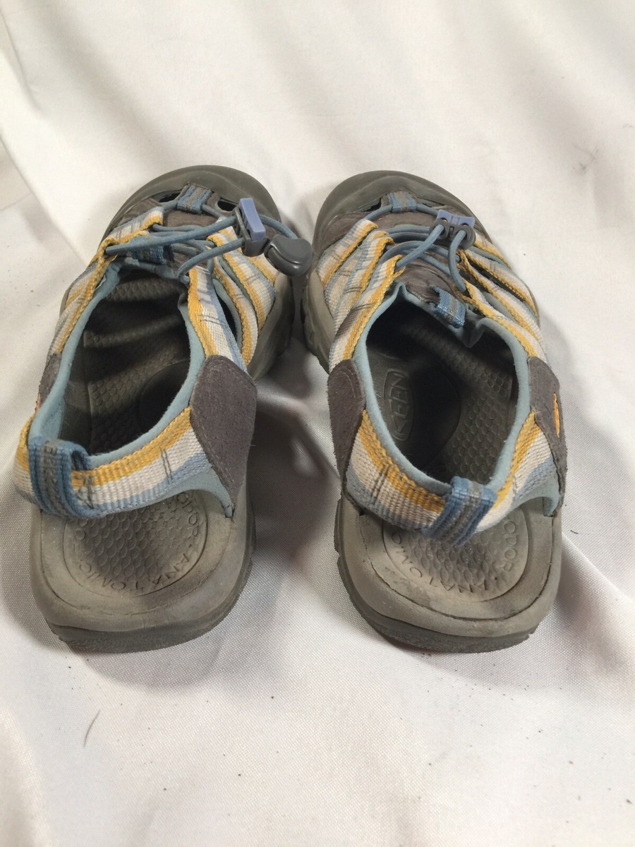 Keen Womens Sandal Shoe Athletic Anatomical Yellow Grey  display picture 3