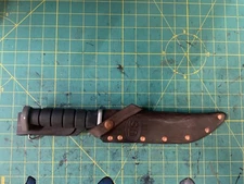 Knife Sheath Hand Made Leather with removable leg extension