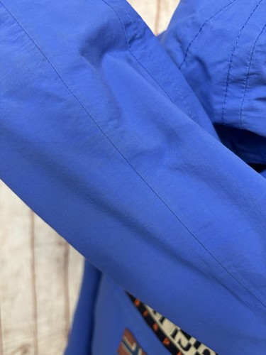 NAPAPIJRI Mens Small Fleece Lined Rain Forest Zip Jacket Smock Taped Seams Blue - Picture 22 of 24
