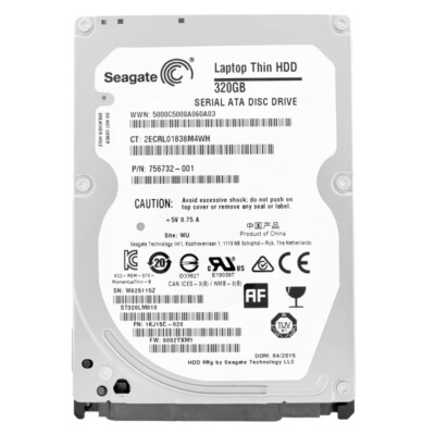 Festplatte Seagate 320 Gb ST320LM010 32Mb Cache 7200Rpm Sata III 2,5'' Zoll