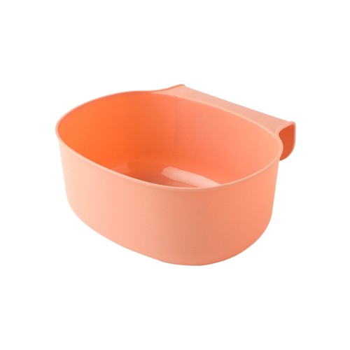 3 Pcs Kitchen Storage Container Pink Trash Can for Food Hanging