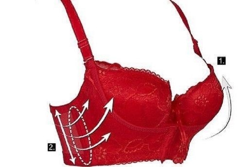 Women Super Boost Magic Enhancer Push up Bra Sets Gel Padded Side Support - Picture 3 of 3