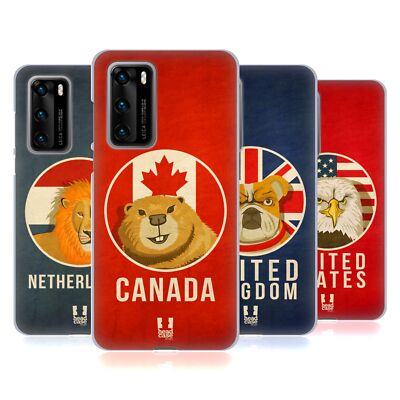 HEAD CASE DESIGNS PATRIOTIC ANIMALS SOFT GEL CASE FOR HUAWEI PHONES 4