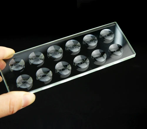 Microscopio de cavidad cóncava circular de vidrio óptico de 5 mm/10 mm de espesor - Imagen 11 de 31