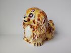 Vintage ceramic puppy dog planter small dog Pekingese Lhasa Apso