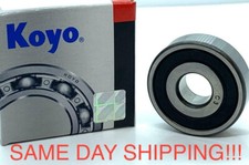 KOYO 6200 2RS C3 Groove Radial Ball Bearing, Rubber Sealed 10x30x9 mm