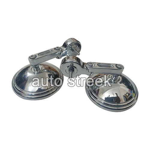 Adatto Per Royal Enfield Shotgun 650 "Specchi Bar End Con Supporti Cromati" - Foto 3 di 12