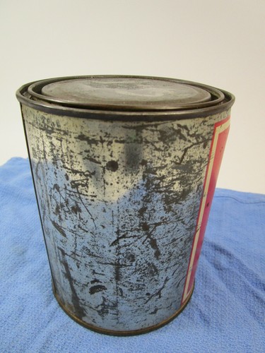 2 LB. VINTAGE MAYTAG GREASE POWER HOUSING CAN RED - Picture 4 of 6