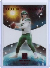 2021 Clearly Donruss Zach Wilson Rookie Red Out of the World #d 32/49 NY Jets