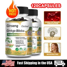Ginseng Ginkgo Leaf Capsules, improving blood circulation in the arms and brain