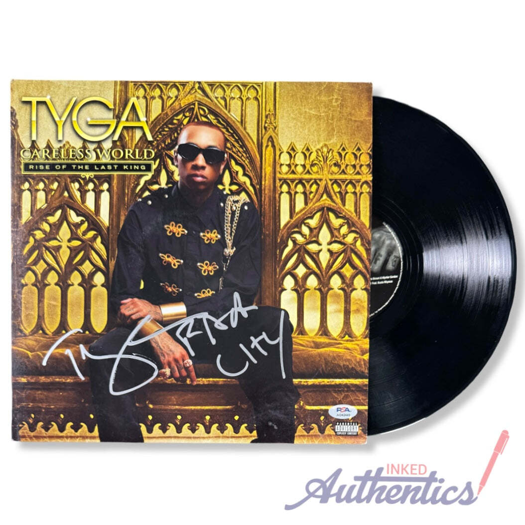 Tyga Signed Autographed Vinyl LP 