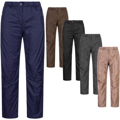 Herren Thermohose mit Dehnbund Outdoor Arbeitshose gefüttert