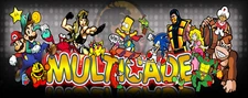 Multicade Arcade Classics Marquee For Reproduction Header/Backlit Sign