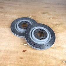 Set of 2 Genuine Ferrari F430 Front Rear Brake Disc Set OEM 213484
