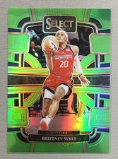Brittney Sykes 2024 Panini Select WNBA Green Concourse /75 #3 MYSTICS