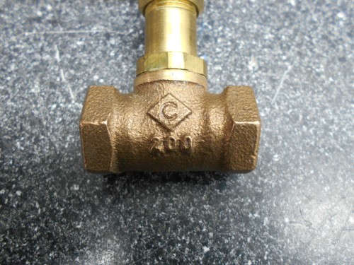 JENKINS 743CJ 3/8" BRONZE NEEDLE VALVE 200 - Picture 2 of 5